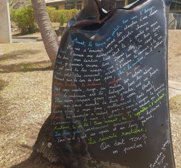 Concours AcroVie 2024 - Paul CARPENTIER 3ème C - Support carrosserie voiture - Prévention - Bourail